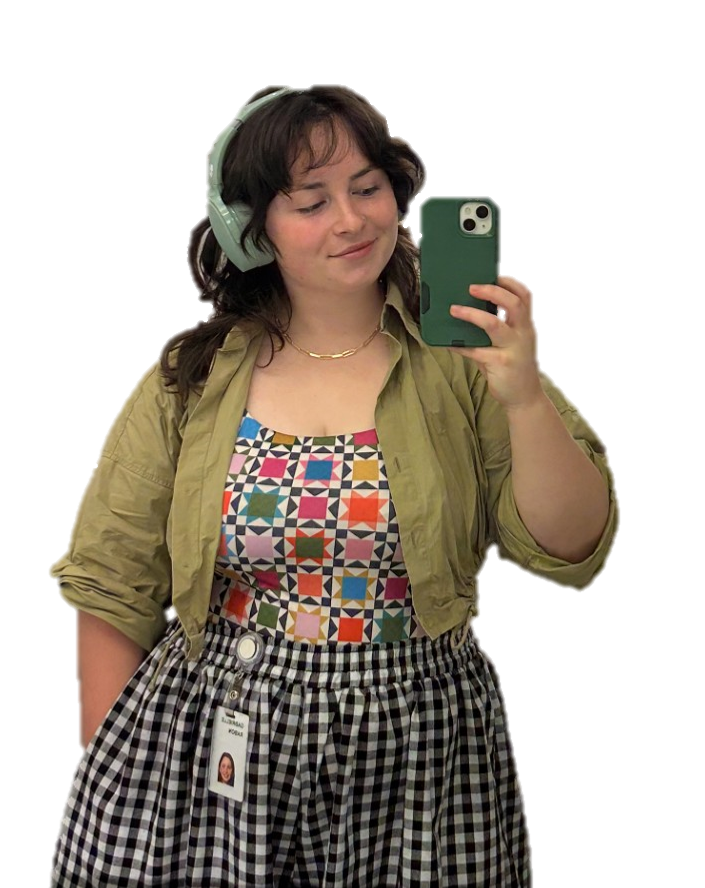 Gabrielle Rabon, a white brunette woman in her twenties