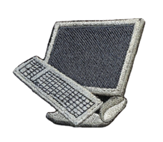 iron-on patch of a computer